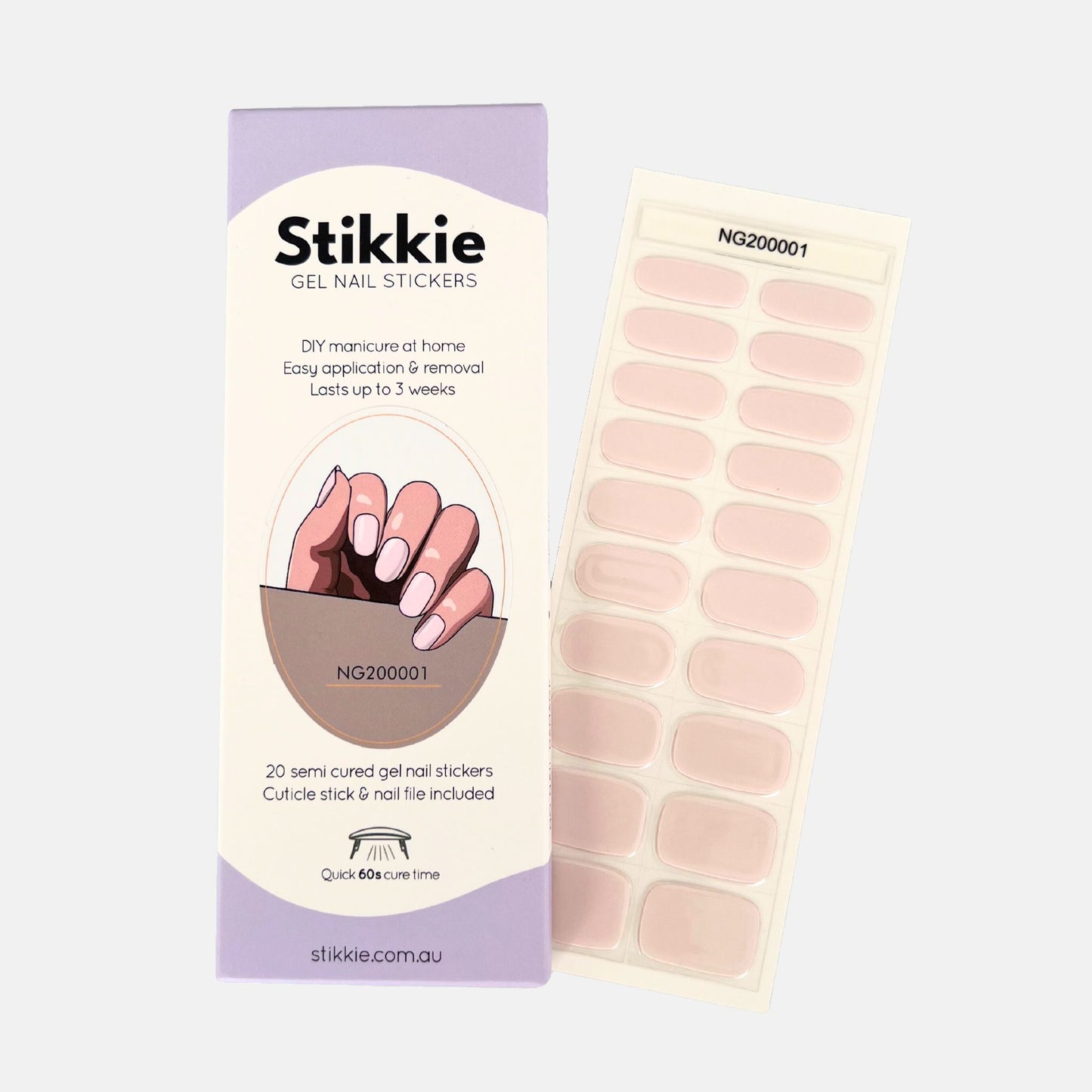 Ballet Slippers Gel Nail Stickers