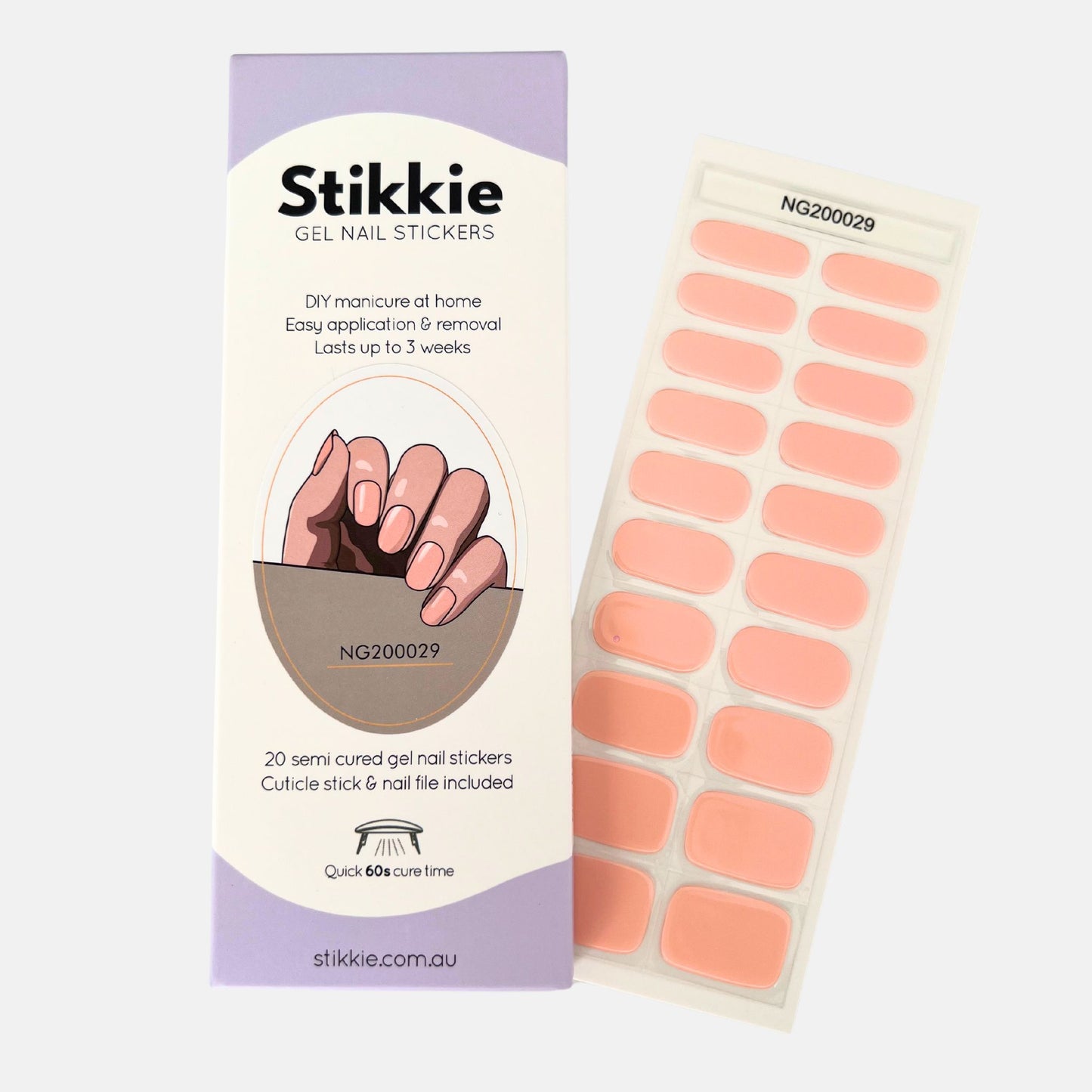 Everyday Neutral Gel Nail Stickers