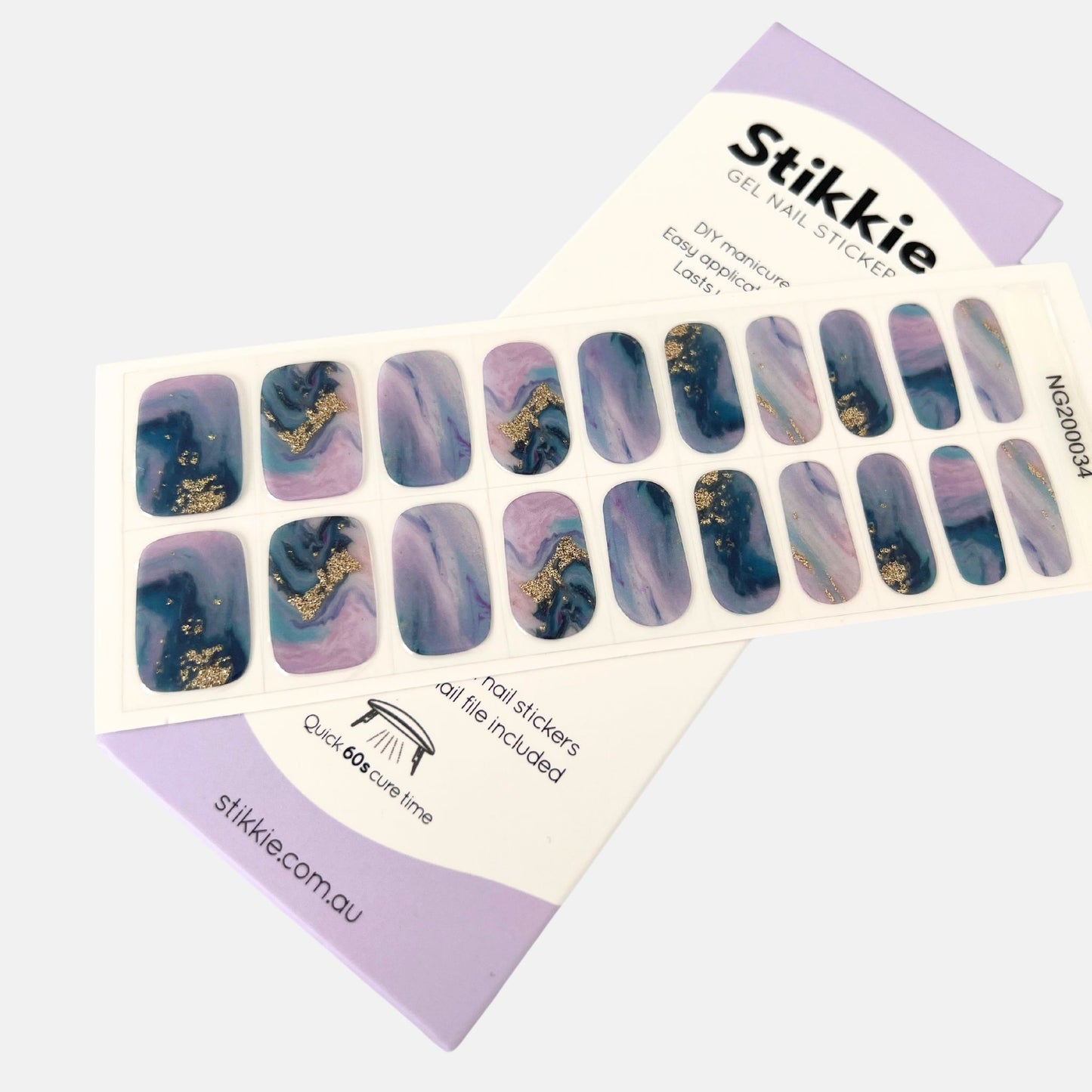 Mermaid Tides Gel Nail Stickers