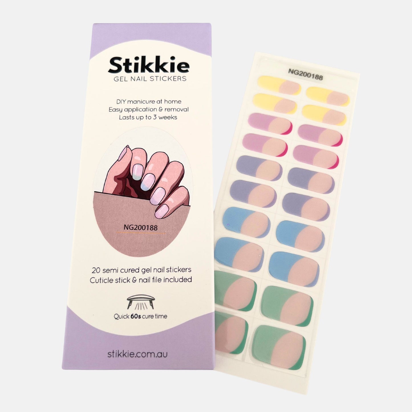 Sorbet Dreams Gel Nail Stickers