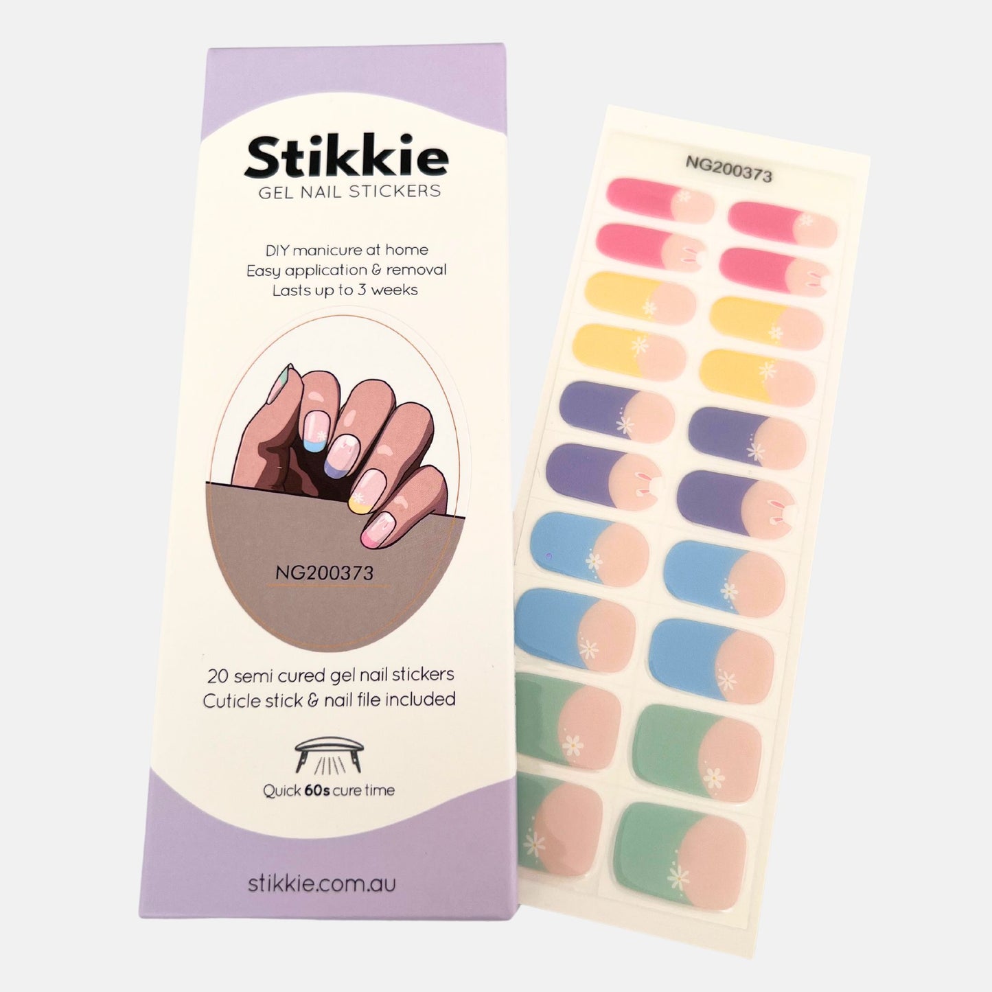 Bunny Bliss Gel Nail Stickers