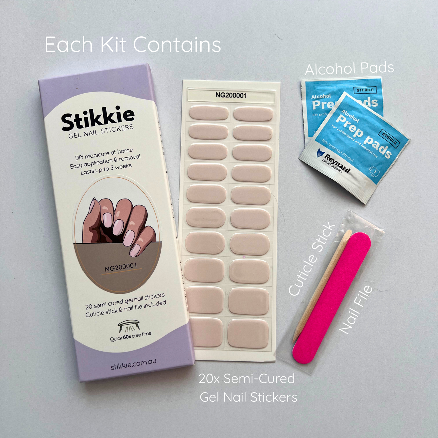 Barely There Gel Nail Stickers