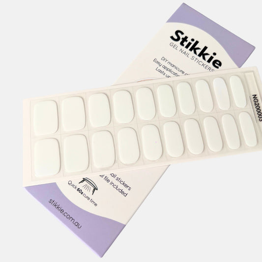 Marshmallow  Gel Nail Stickers