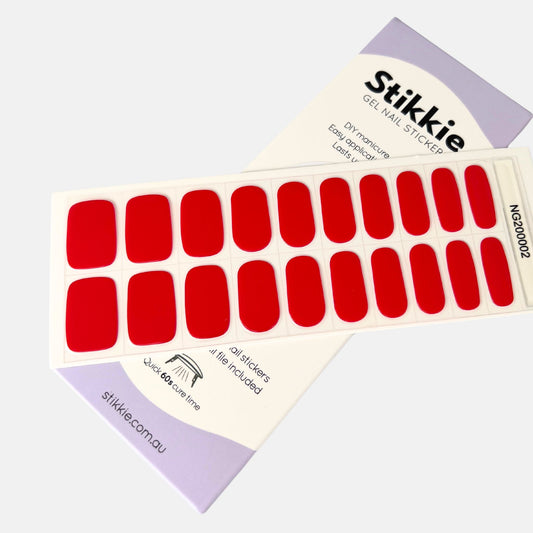 Candy Apple Gel Nail Stickers