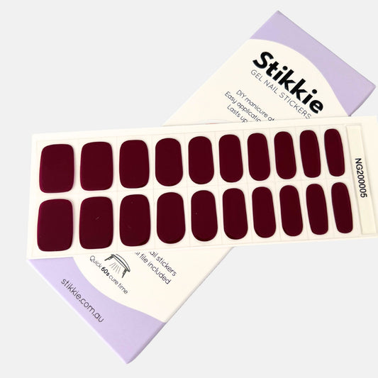 Merlot Magic Gel Nail Stickers
