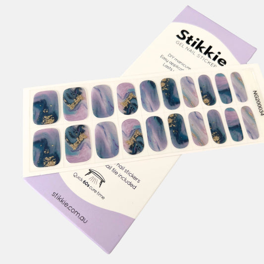 Mermaid Tides Gel Nail Stickers