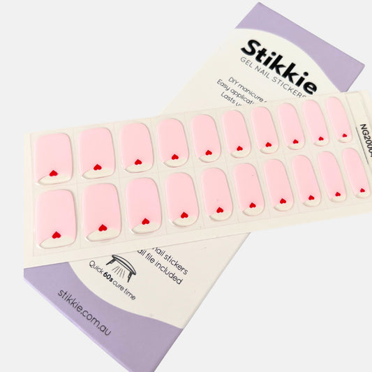 Sweetheart Gel Nail Stickers
