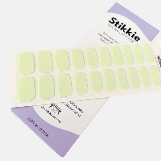 Seafoam Gel Nail Stickers