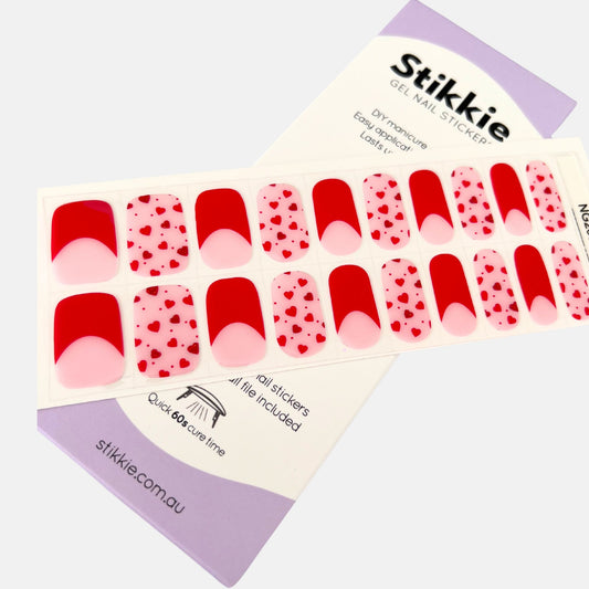 Ruby Romance  Nail Stickers