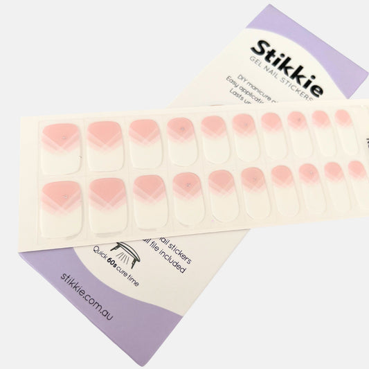 Princess French Gel Nail Stickers