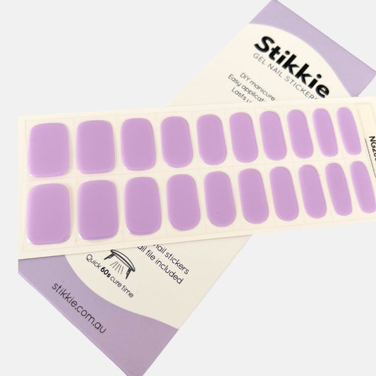 Lavender Haze Gel Nail Stickers