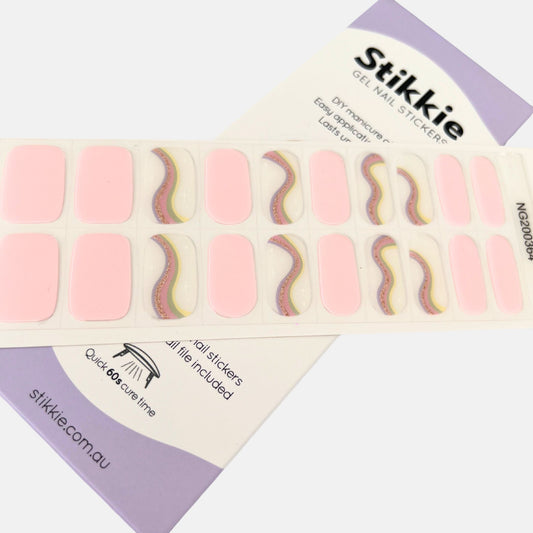 Cotton Candy Gel Nail Stickers
